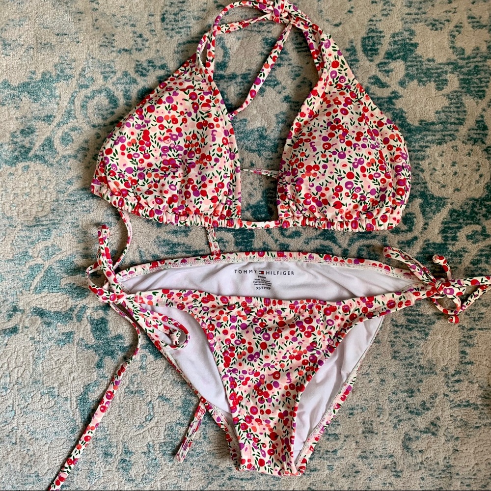 🌼🌸👙 Floral Pattern String Bikini 👙 🌸🌼